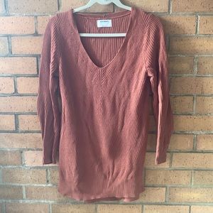 Old Navy size small burnt orange sweater, lightly worn